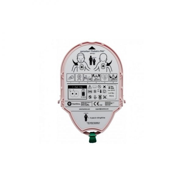lectrodes et Batterie de Dfibrillation Pdiatriques HEARTSINE SAMARITAN