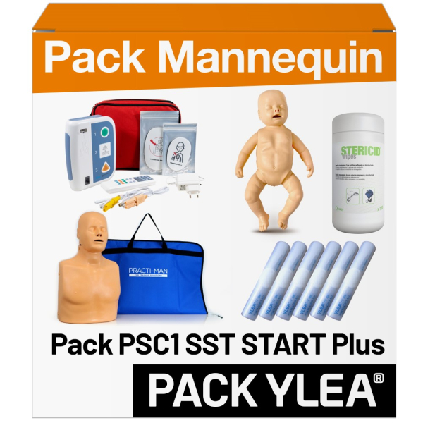 Pack Mannequins de Secourisme PRACTI-MAN PSE1 PSC1 SST pour Formateur