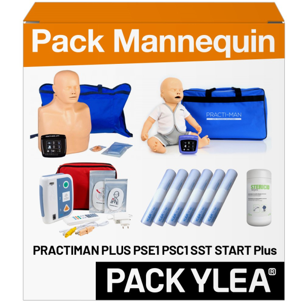 Achat Pack Mannequin Secourisme PRACTIMAN PCPR SST PSC1 PSE1 pour Formateur
