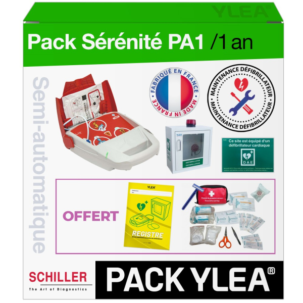 Dfibrillateur SCHILLER FRED PA-1 Semi Automatique PACK+ avec Contrat de Maintenance 1 An