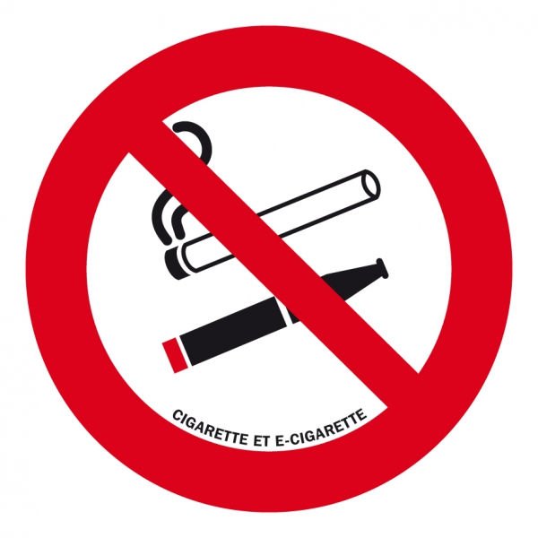 Panneau Interdiction de Fumer Cigarette lectronique